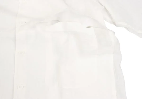 Yohji Yamamoto POUR HOMME Linen Front Switching Long Jacket K-149672_012