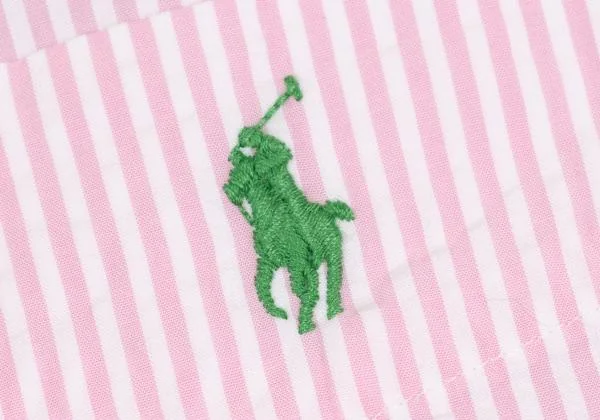 Ralph Lauren Pony Embroidery Striped Short Sleeve Shirt K-149675_007