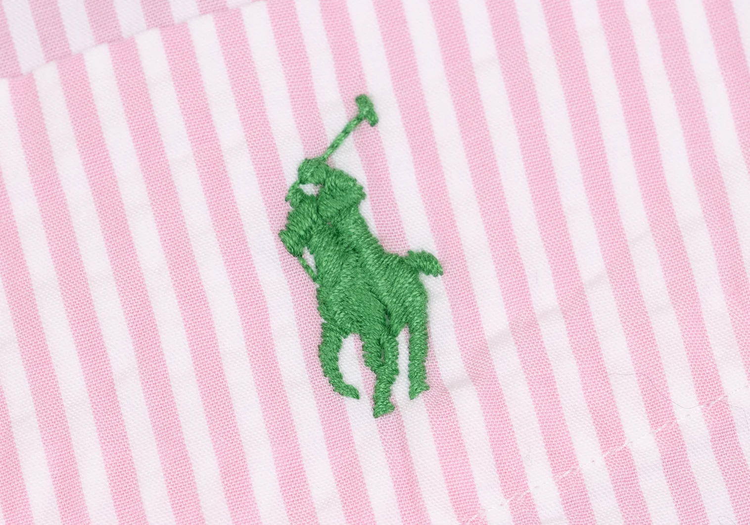 ラルフローレンRalph Lauren ポニー刺繍ストライプ半袖シャツ
