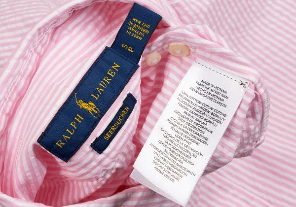 Ralph Lauren Pony Embroidery Striped Short Sleeve Shirt K-149675_015
