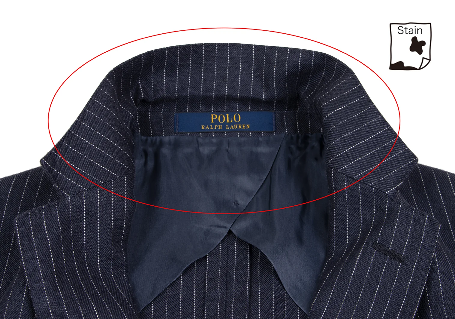 ポロラルフローレンPOLO RALPH LAUREN リネンストライプ2B