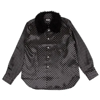 COMME des GARCONS HOMME PLUS Faux Fur Dot Poly Shirt