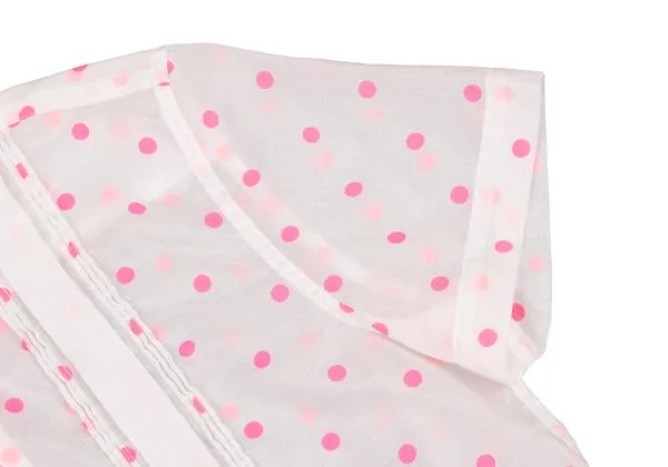 tricot COMME des GARCONS Poly Dot Print Short Sleeve Sheer Shirt K-149696_006