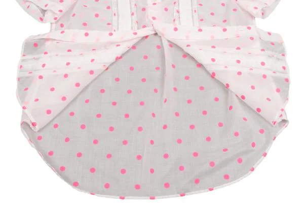 tricot COMME des GARCONS Poly Dot Print Short Sleeve Sheer Shirt K-149696_009