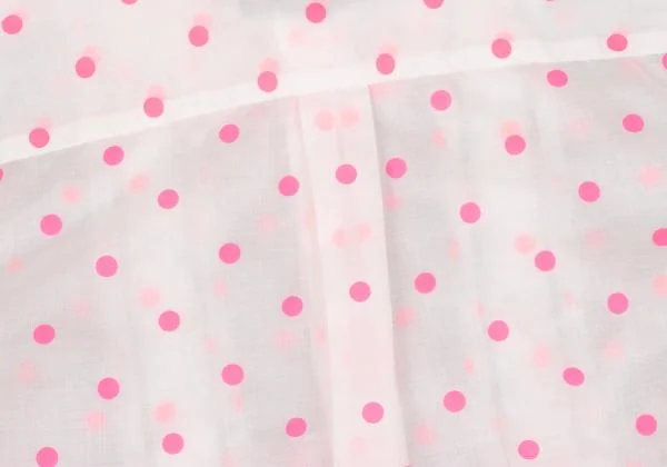 tricot COMME des GARCONS Poly Dot Print Short Sleeve Sheer Shirt K-149696_011