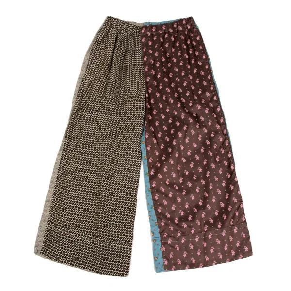 tricot COMME des GARCONS Patchwork Poly Blended Wide Pants Multi-Color S-M K-149697_001