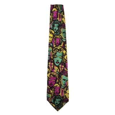 GIANNI VERSACE Marilyn Monroe Jacquard Silk Tie