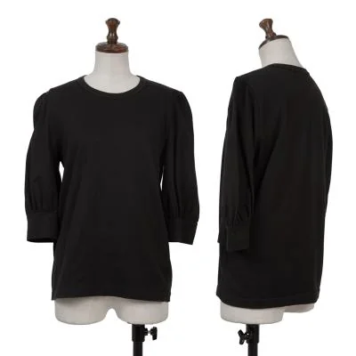 COMME des GARCONS Gather Sleeves Cotton T Shirt