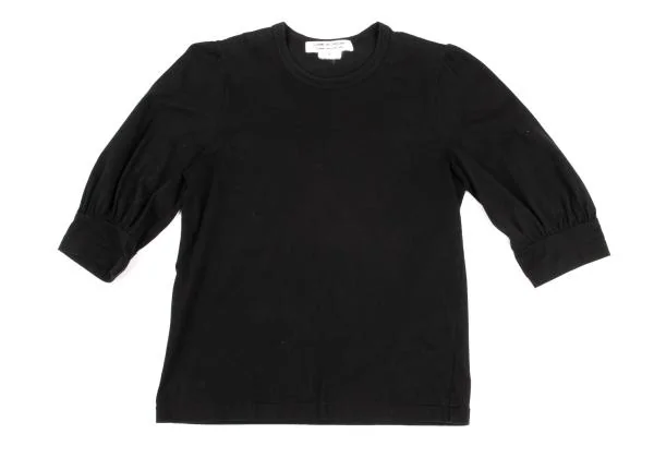 COMME des GARCONS Gather Sleeves Cotton T Shirt K-149713_002
