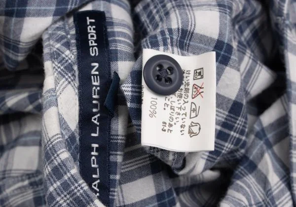 RALPH LAUREN SPORT Cotton Hooded Check Shirt K-149741_017