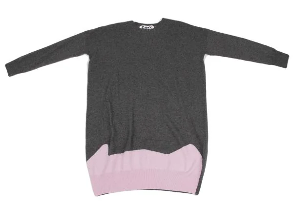 cat's TSUMORI CHISATO Hem Cat Bicolor Knit Tunic K-149853_002