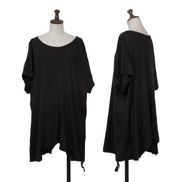 Ground Y Hem Deformation Cotton T Shirt Black M K-149866_001