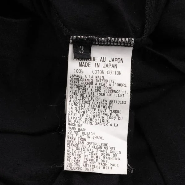Ground Y Hem Deformation Cotton T Shirt K-149866_012