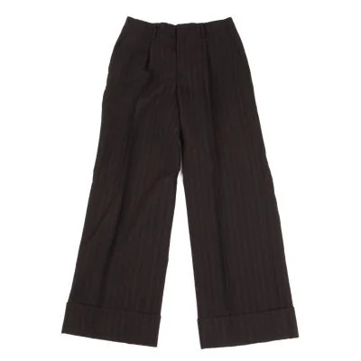 JUNYA WATANABE COMME des GARCONS Wool Stripe Wide Pants