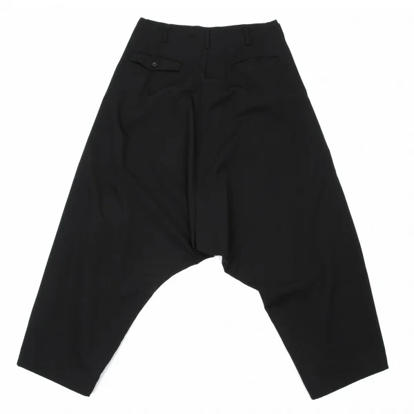 美品☆Y's ヨウジヤマモト ウールギャバ サルエルパンツ ハーフ