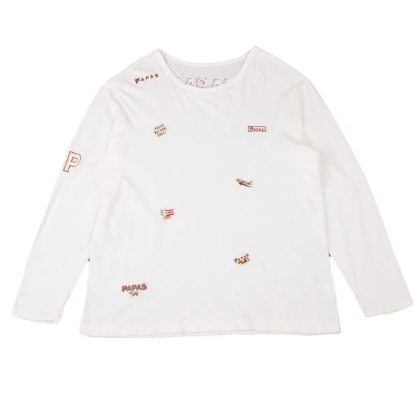 Papas Felt Patch T-shirt White 52LL K-149989_001