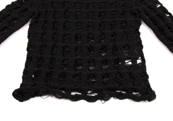 コムデギャルソンCOMME des GARCONS シアーローゲージニットセーター 黒M 【レディース】 コムデギャルソンCOMME des GARCONS シアーローゲージニット