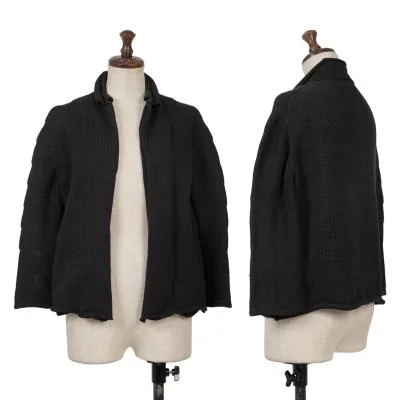Y's Cotton Buttonless Knit Jacket