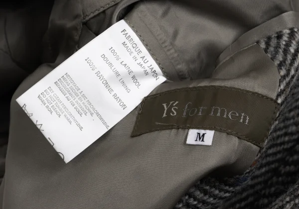 Y's for men Tweed Jacket K-150033_018