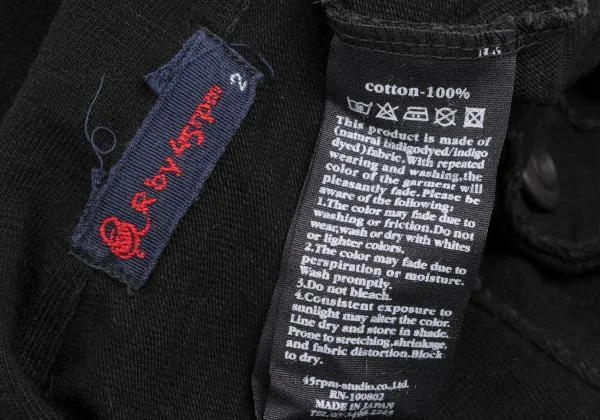R by 45rpm Cutting Cotton 3/4 Sleeve Shirt Jacket K-150044_013