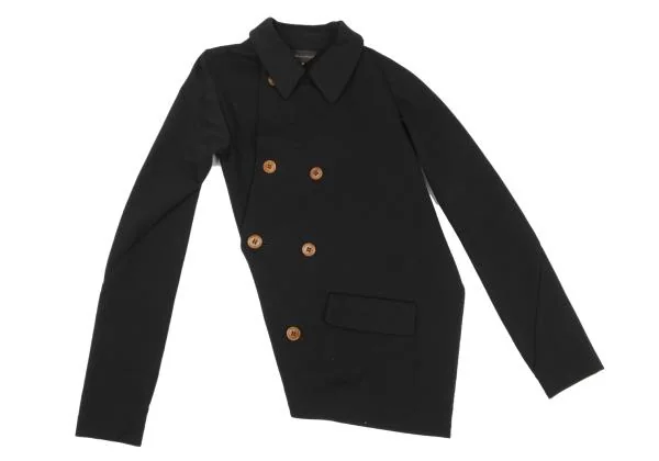 数々の賞を受賞 コムデギャルソンCOMME des GARCONS ウール天竺斜行変形 ジャケット・アウター