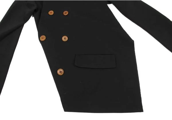 コムデギャルソンCOMME des GARCONS ウール天竺斜行変形