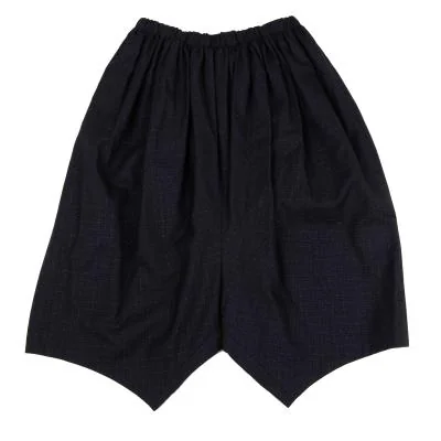 COMME des GARCONS Glitter Glen Check  Dropped Crotch Pants