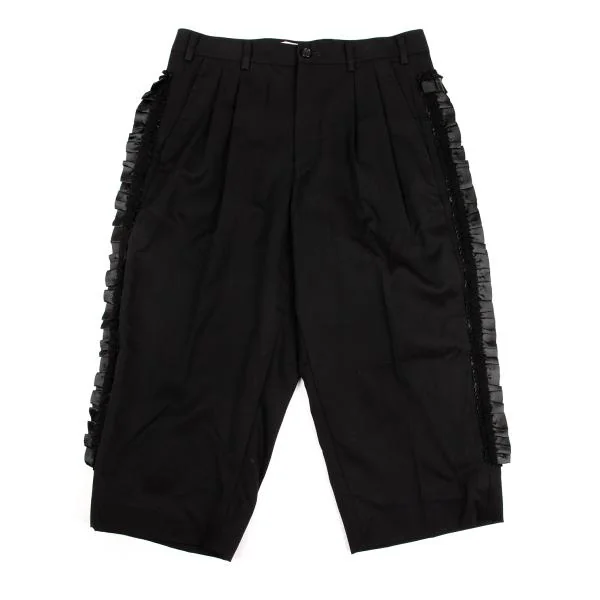 コムデギャルソンCOMME des GARCONS ウール混紡ストレッチ