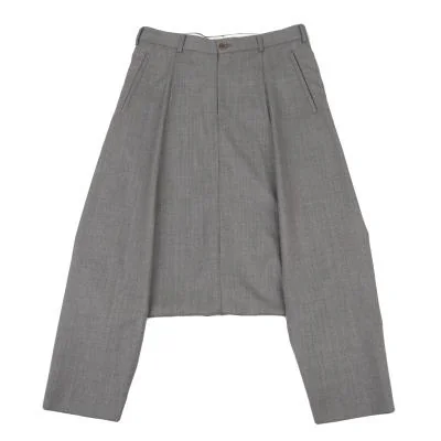 COMME des GARCONS NOIR Wool Dropped Crotch Pants