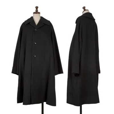COMME des GARCONS Cashmere Blend Wool Mossa Wide Silhouette Coat
