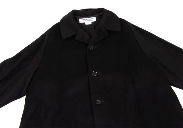 COMME des GARCONS Cashmere Blend Wool Mossa Wide Silhouette Coat K-150087_003