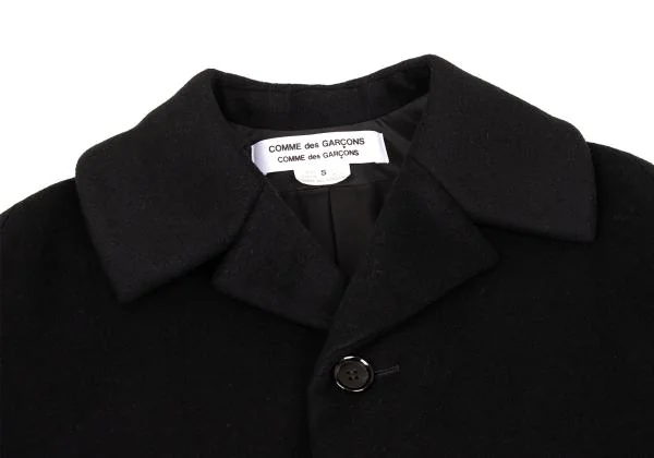 COMME des GARCONS Cashmere Blend Wool Mossa Wide Silhouette Coat K-150087_004