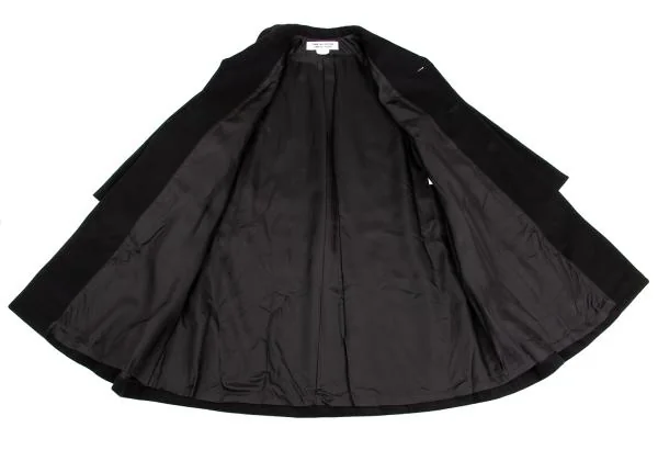 COMME des GARCONS Cashmere Blend Wool Mossa Wide Silhouette Coat K-150087_010