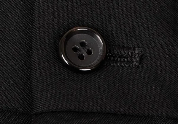 COMME des GARCONS Wool Gaba Two Tuck Hem Half Gathered Pants K-150091_003