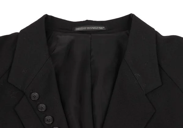 Yohji Yamamoto POUR HOMME Wool Gaba Pocket Design Jacket K-150099_003