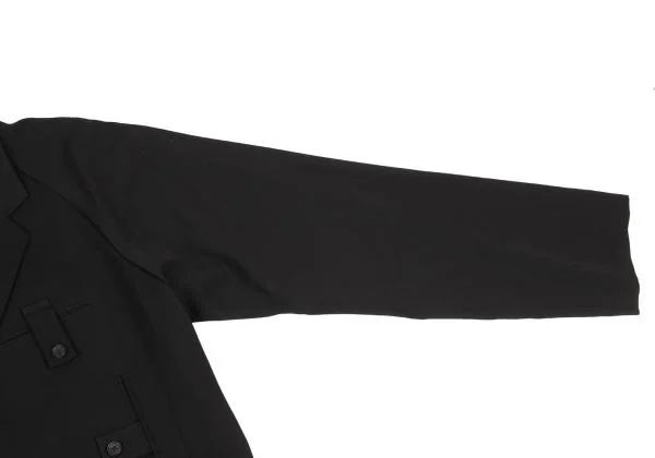 Yohji Yamamoto POUR HOMME Wool Gaba Pocket Design Jacket K-150099_007