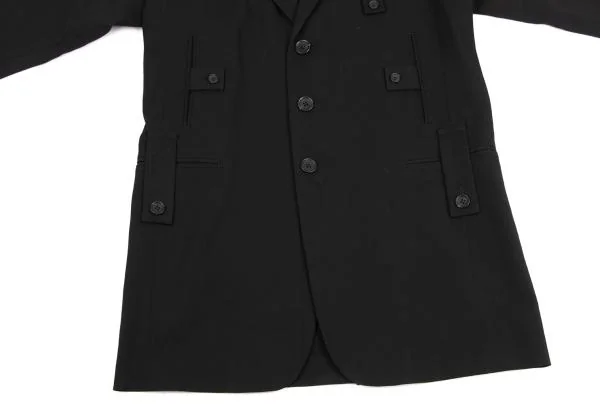 Yohji Yamamoto POUR HOMME Wool Gaba Pocket Design Jacket K-150099_009