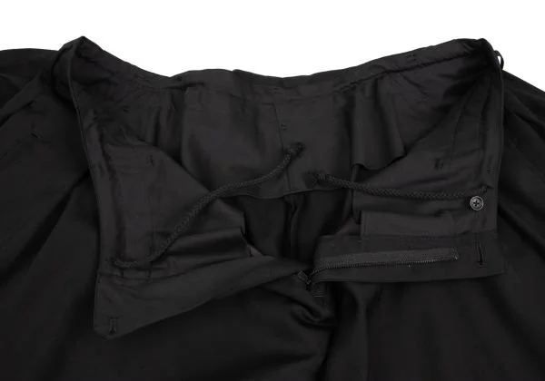 Yohji Yamamoto POUR HOMME Wool Gaba Waist Drape Design Pants K-150104_005