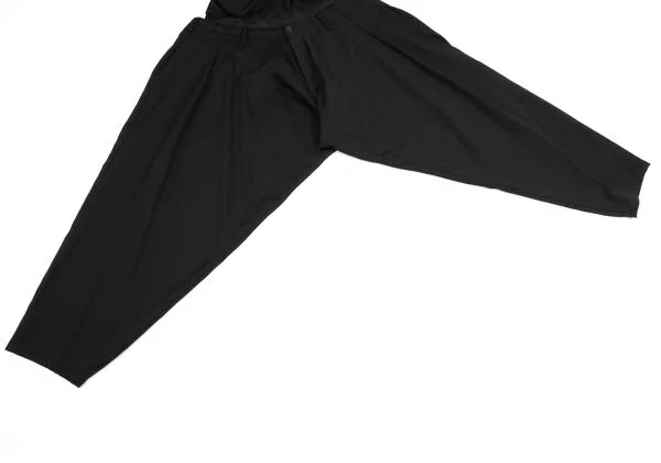 Yohji Yamamoto POUR HOMME Wool Gaba Waist Drape Design Pants K-150104_008
