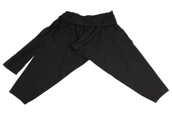 Yohji Yamamoto POUR HOMME Wool Gaba Waist Drape Design Pants K-150104_011