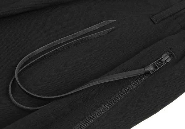 ビーヨウジヤマモトB Yohji Yamamoto ウールギャバレザー