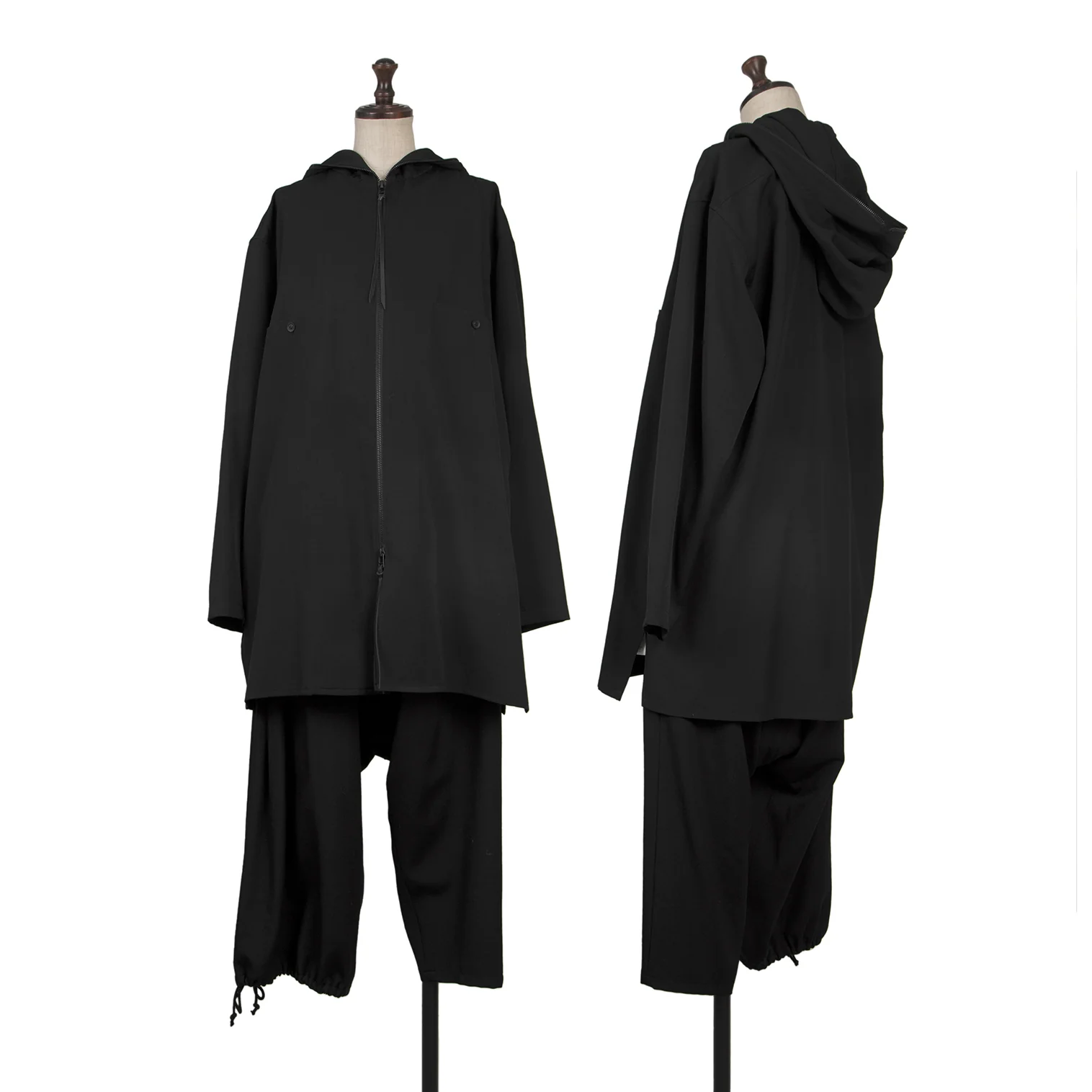 ビーヨウジヤマモトB Yohji Yamamoto ウールギャバレザー