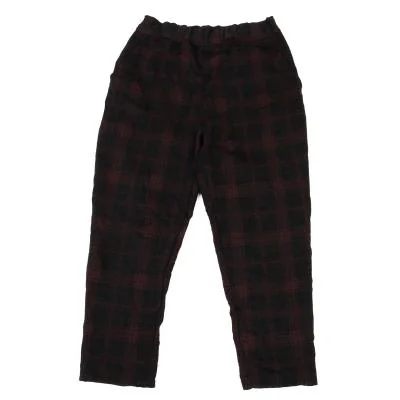 Y's Wrinkle Check Poly Pants