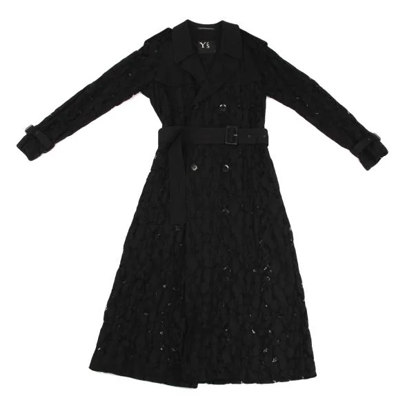 Y's Floral Lace Trench Coat K-150122_002