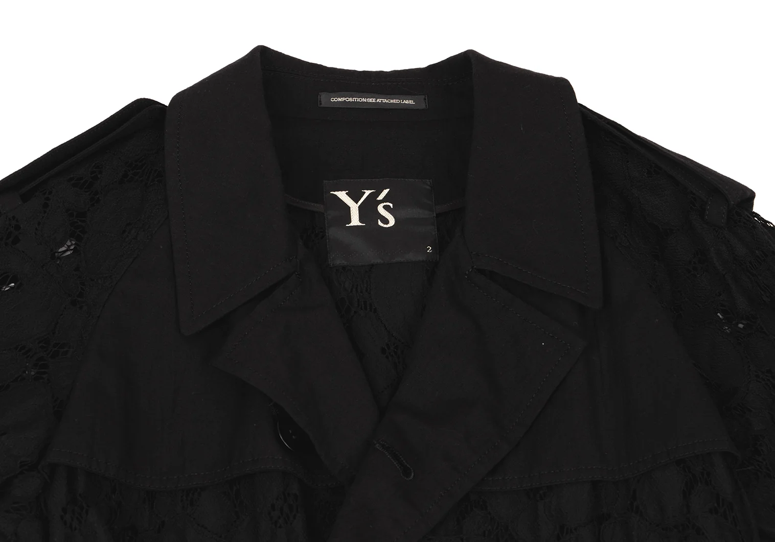 Y.s ワイズ　リネン　トレンチコート ワイズフォーメン“リネン”のメンズトレンチコートやジャケット
