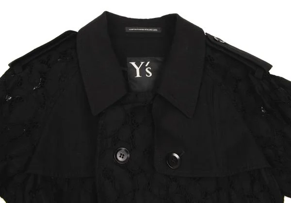 Y's Floral Lace Trench Coat K-150122_006