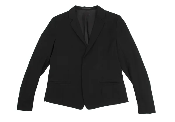 Y's Wool Gaba Ribbed Sleeve Jacket K-150128_002