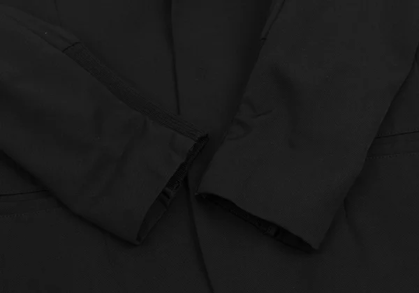 Y's Wool Gaba Ribbed Sleeve Jacket K-150128_004