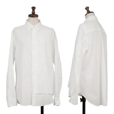 Y's Half Layered Design Long Sleeve Shirt