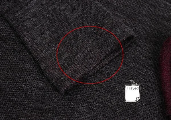 Y's Bicolor Ribbed Knit K-150139_009